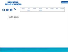 Tablet Screenshot of mercatinodelloscampolo.com